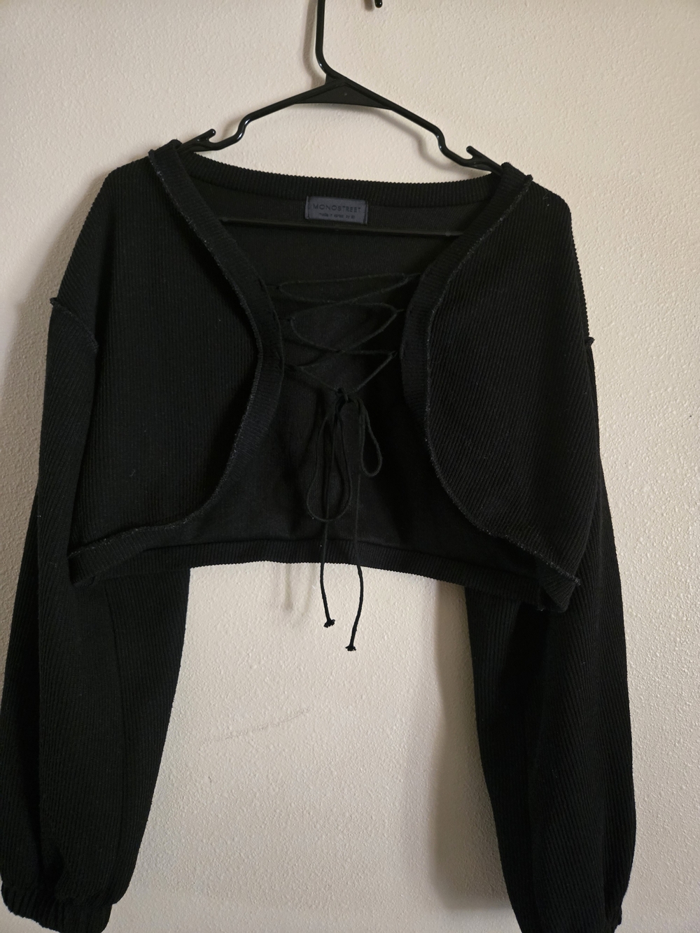 Black Cropped Bolero